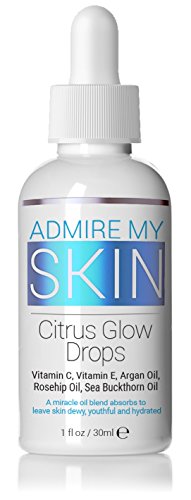 Admire My Skin Vitamin C Oil for Face Gua Sha Massage - Organic Facial Oil for Glowing Skin with Vitamin E Oil + Argan Oil + Rosehip Oils - This Oil for Face Provides You With A Dewy, Youthful Glow