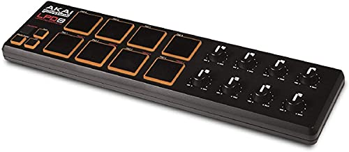 AKAI Professional LPD8 - USB MIDI Controller with 8 Velocity-Sensitive Drum Pads for Laptops (Mac & PC), Editing Software included