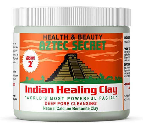 Aztec Secret– Indian Healing Clay 1 lb – Deep Pore Cleansing Facial & Body Mask – The Original 100% Natural Calcium Bentonite Clay – New Version 2