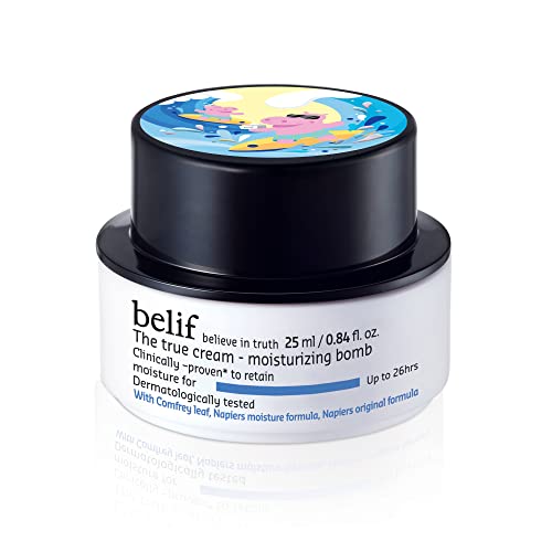 belif The True Cream Moisturizing Bomb | 26 Hours Hydrating Antioxidant Face Skincare | Soothing & Lightweight with Powerful Hydrating Herb Blend | Facial Moisturizer for Dry & Oily Skin