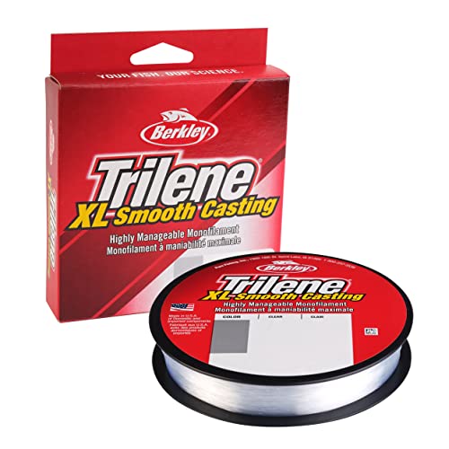 Berkley Trilene XL Filler 0.015-Inch Diameter Fishing Line, 17-Pound Test, 330-Yard Spool, Fluorescent Blue and Clear (Packaging may vary)