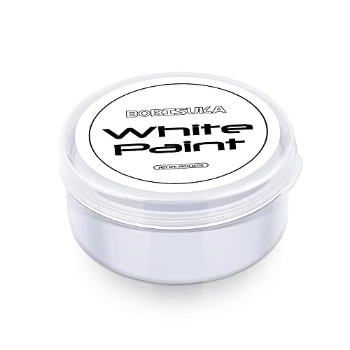 BOBISUKA White Face and Body Paint,Professional Oil Based Creamy Painting Palette For Party Halloween Stage Cosplay Clown Sfx Makeup - Non Toxic For Adults And Kids (Large 70g/2.46oz)