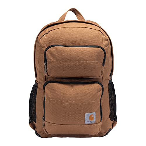 Carhartt Legacy Standard Work Backpack with Padded Laptop Sleeve and Tablet Storage, Carhartt Brown