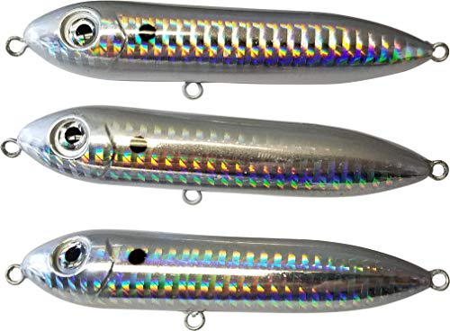 Catfish Rattling Line Float Lure for Catfishing, Demon Dragon Style Peg for Santee Rig Fishing, 4 inch (3-Pack, Threadfin Shad)