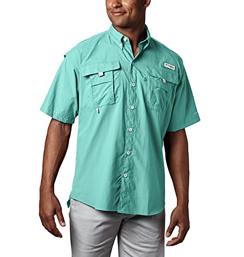 Columbia Men's Bahama II Short Sleeve Shirt,GULF STREAM,X-Large