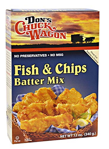 Don's Chuck Wagon Fish and Chips Mix, 12 Ounce (Pack of 6)