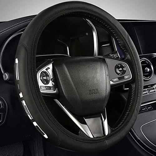 Elasticity 15inch Steering Wheel Cover fit F150 15inch Size Steering Wheel for Men Women Car Accessories