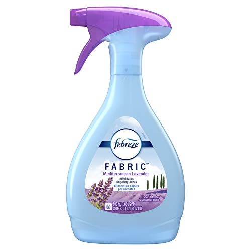 Febreze Fabric Refresher Spray, Odor Eliminator for Strong Odor, Mediterranean Lavender Scent, 27 fl oz