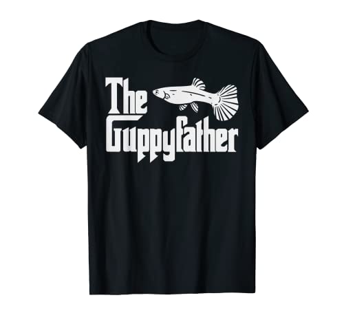 Funny Fathers Day The Guppy-father Fish Aquarium Pet Dad T-Shirt