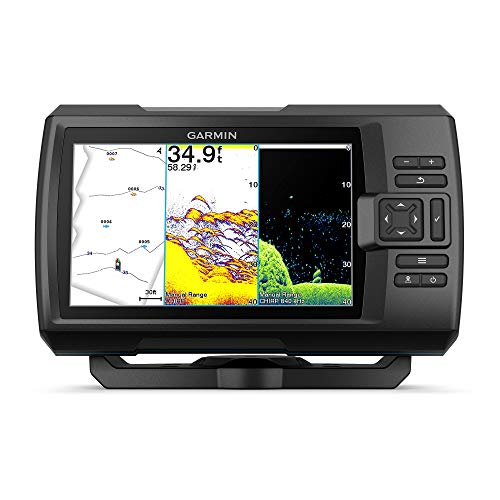 Garmin Striker Vivid 7cv, Easy-to-Use 7-inch Color Fishfinder and Sonar Transducer, Vivid Scanning Sonar Color Palettes (010-02552-00)