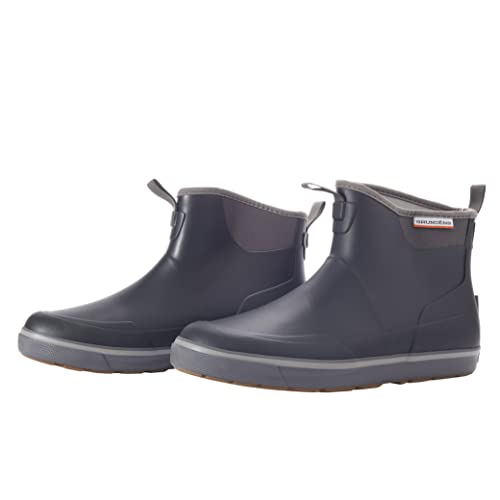 Grundens Men’s DECK-BOSS Ankle Boot | Durable, Waterproof, Black, M 12