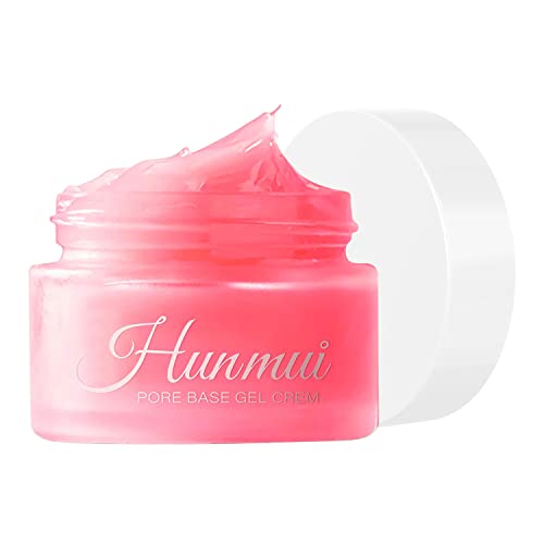 Hunmui Face Primer,Pore Base Gel Cream,Makeup Foundation Primer,Magical Perfecting Base Face Primer,Moisturizing Oil Control Hide Pores Face Primer