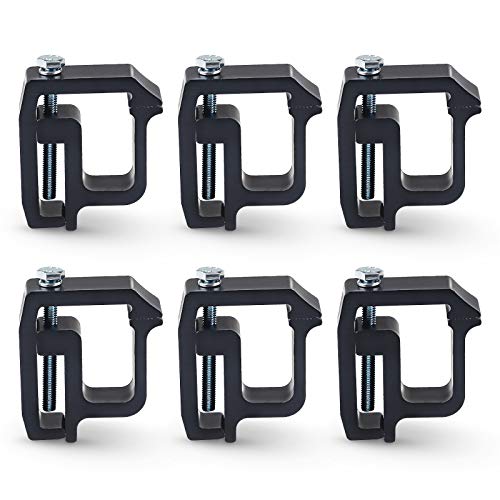 JDMON Compatible with Mounting Clamps Truck Caps Camper Shell Chevy Silverado Sierra 1500 2500 3500,Dodge Dakota Ram 1500 2500 3500,Ford F150 F250,Titan,Tundra 6PCS