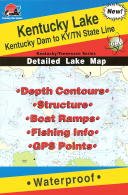 Kentucky Lake Fishing Map: Kentucky Dam to KY/TN State Line (Kentucky/Tennessee Fishing Map Series, L120)