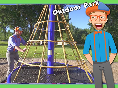 Learn Colors with Blippi - Playing at the Playground