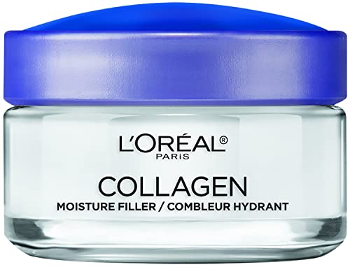 L'Oreal Paris Skincare Collagen Face Moisturizer, Day and Night Cream, Anti-Aging Face, Neck and Chest Cream to smooth skin and reduce wrinkles, 1.7 oz