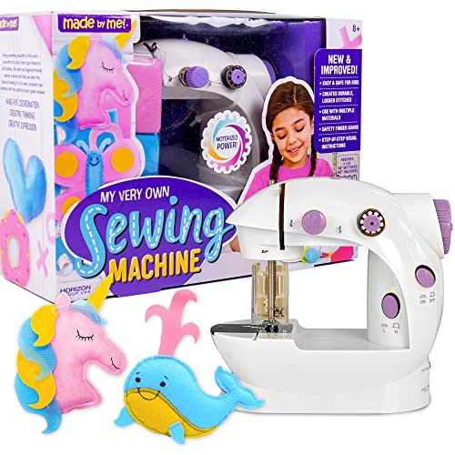 Made By Me My Very Own Sewing Machine - Sewing Machine for Kids – First Sewing Machine for Introduction to Sewing Basics – Arts and Crafts Toy for Kids Ages 8 and Up