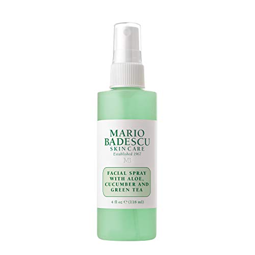 Mario Badescu Facial Spray with Aloe, Cucumber and Green Tea for All Skin Types | Face Mist that Hydrates & Invigorates | 4 FL OZ