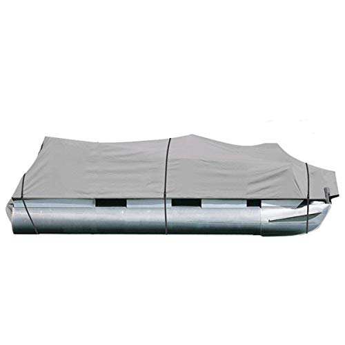 Parts-Diyer 21-24FT Boat Cover 600D Oxford Waterproof Fabric Trailer Cover Universal for Square-Hull,Fish Ski Boat,Pontoon Boat,Runabout