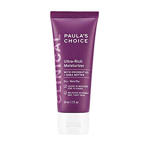 Paula's Choice CLINICAL Ultra-Rich Face Moisturizer with Jojoba, Coconut Oil & Shea Butter, Redness-Prone, Dry, Sensitive Skin, 2 Ounce