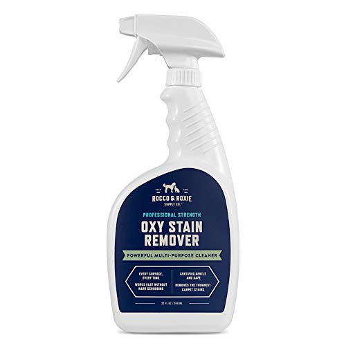 Rocco & Roxie Oxy Stain Remover - Oxygen Powered Carpet Cleaner Spray - Spot Cleaner for Upholstery, Couch, Laundry, Rug, Clothes, Car Seat, Mattress, Sofa, and More. - Pet & Baby Stains