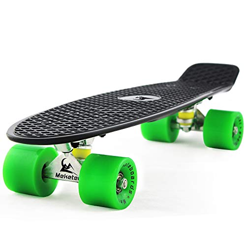 Skateboards Mini Cruiser 22 inch Retro Boy Kids First Skateboard for Youth Beginners Children Teenageres Girl Youth Adults Patinetas Boys 7 to 10