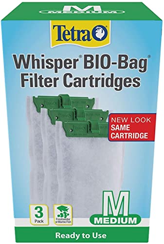 Tetra Whisper Bio-Bag Disposable Filter Cartridges 3 Count, For aquariums, Medium (26169)
