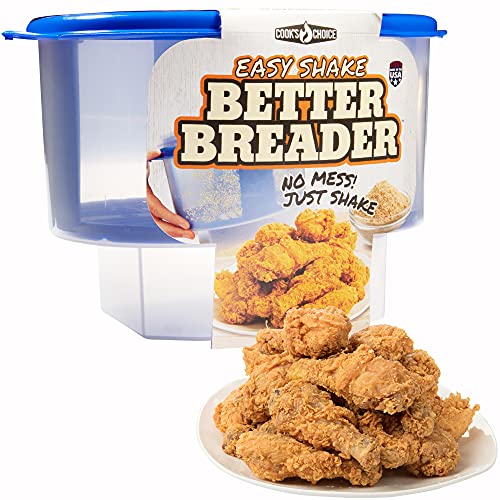 The Original Breader Bowl- All-in-One Mess Free Batter Breading at Home or On-the-Go - Great for Fall Cooking, Fall Parties