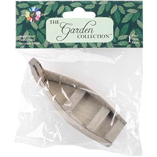 Touch of Nature 85109 Wood Fishing Boat 4"