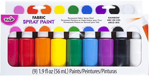 Tulip Fabric Spray Paint Party Pack 1.9oz 9/Pkg-Assorted -29069