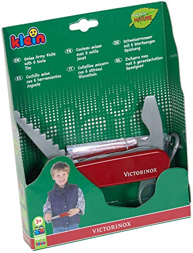 Victorinox 9.6092.1 Pocket Knife Toy The Pocket Knife for Young Children Who Want One of Their Own in VX Red 4.4 inches