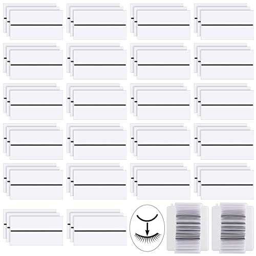 100 Pieces Self Adhesive Lash Strips Eyelash Glue for False Lashes Adhesives Fake Eyelashes Glue for Women Girls Makeup Eyelash Extension