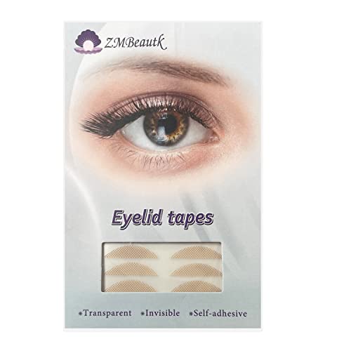 5MM Eyelid Tape Stickers Invisible Eyelid Correcting Stripes Eyelid Lift Strips (Sticky on one Side), Instant Eye lid Lift Without Surgery Stay 24 Hours, for Hooded, Droopy, Uneven, Mono-eyelids