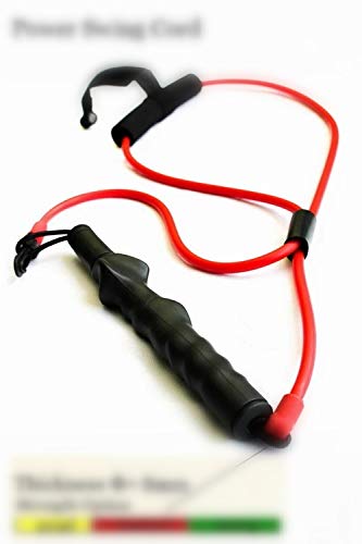 A99 Golf Exerciser Resistance Bands Exercise Fitness Yoga or Pilates Workout Gym Sports Swing Cord Red(Medium)