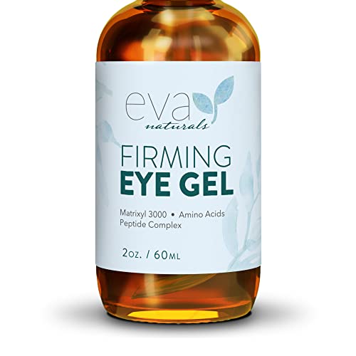 Anti-Aging Eye Gel - Luxurious Hydrating Under Eye Cream For Dark Circles and Puffiness, Bags, Crows Feet, Wrinkles - With Hyaluronic Acid & Skin-Firming Peptides Eye Serum (2 oz.)