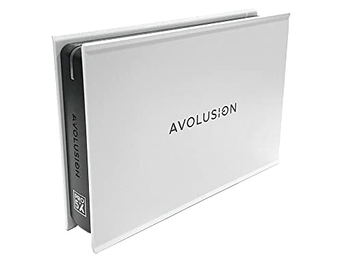 Avolusion Mini Pro-5X USB 3.0 Portable External Gaming PS4 Hard Drive - White (Pre-Formatted) - 2 Year Warranty (1TB)