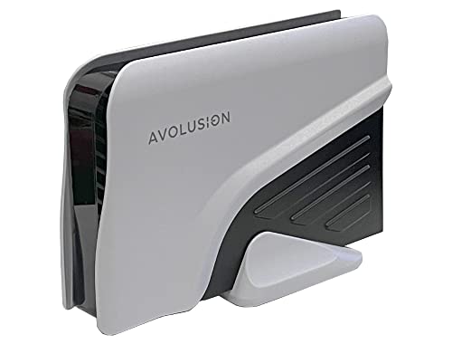 Avolusion PRO-Z Series 6TB USB 3.0 External Gaming Hard Drive for PS5/PS4 Game Console (White) - 2 Year Warranty