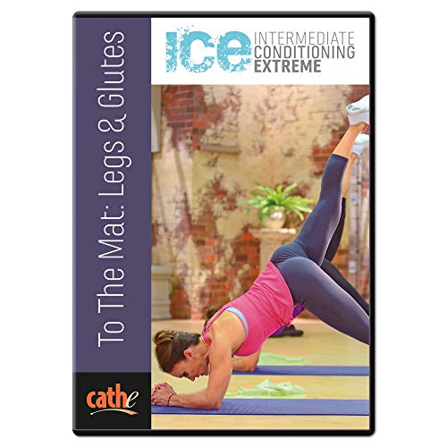 Cathe Friedrich ICE To The Mat Legs & Glutes Lower Body Workout DVD For Women - Use Low Impact Floor Exercises To Sculpt and Tone Your Legs , Butt, Hips, Thighs, and Glutes