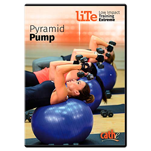 Cathe Pyramid Pump Strength Training Upper and Lower Body Workout DVD for Women and Men - Use This Weightlifting DVD to Build, Sculpt and Tone Your Leg, Glutes, Back, Chest, Arms, and Shoulders