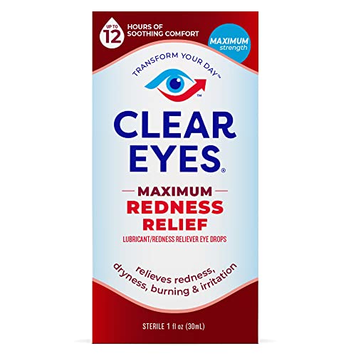 Clear Eyes Maximum Redness Relief Eye Drops - 1 oz