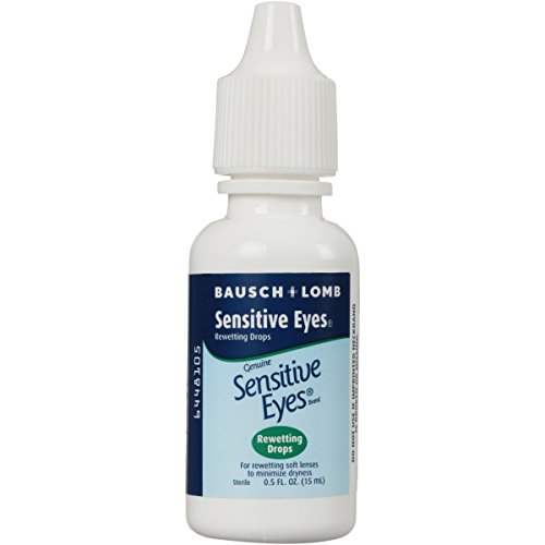 Contact Lens Solution by Bausch & Lomb, for Rewetting Soft Contact Lenses, 0.5 Fl Oz