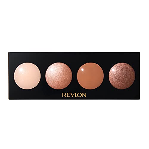 Crème Eyeshadow Palette by Revlon, Illuminance Eye Makeup with Crease- Resistant Ingredients, Creamy Pigmented in Blendable Matte & Shimmer Finishes, 710 Not Just Nudes, 0.12 Oz