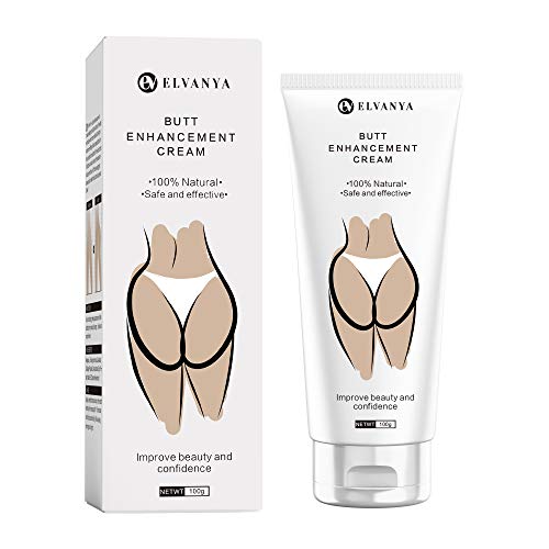 Elvanya Butt Enhancement Cream, Hip Lifting Cream, Firming, and Lifting Loose Skin, Essential Cosmetics Booty Enlargement Cream for Both Men and Women, Booty Magic Butt Plumping Cream 100g