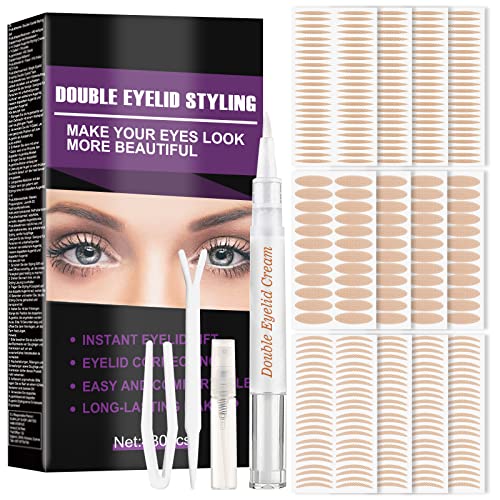 Eyelid-Tape Eyelid-Lifter-Strips Eyelid-Tape-for-Hooded-Eyes-Invisible Instant-Eyelid-Lift-for-Uneven/Droopy/Hooded-Eyelids(480pcs)