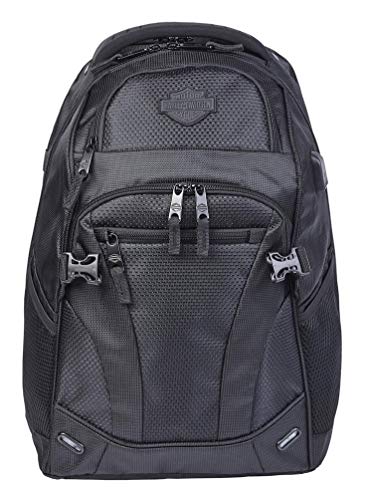 Harley-Davidson Renegade II Hi-Tech External USB Port Backpack - Solid Black