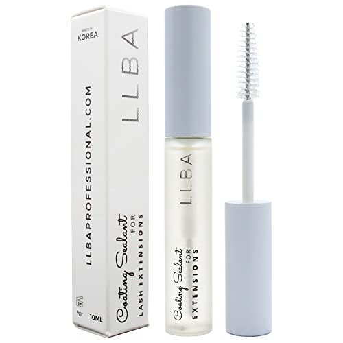 LLBA Professional Eyelash Coating Sealant 10ml - Protective Topcoat for Long-Lasting Eyelash Extensions | Keep Natural Lashes Healthy, Strong, Soft & Silky Lash Extensions