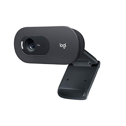 Logitech C505 HD Webcam - 720p HD External USB Camera for Desktop or Laptop with Long-Range Microphone, Compatible with PC or Mac