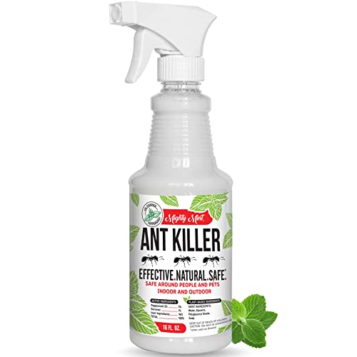 Mighty Mint - 16oz Ant Killer and Repellent Spray - Natural Peppermint Oil Control - Indoor / Outdoor Safe