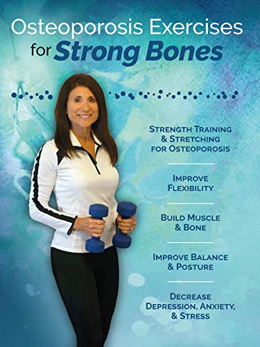 Osteoporosis Exercises for Healthy Stronger Bones, Quick and Easy Workouts for Seniors to Prevent Bone Density Loss, Created by two time award winning trainer of the year recipient Carol Michaels MBA