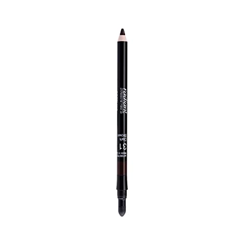 Radiant Professional Softline Waterproof Eye Pencil with Smudging Tool (31 DARK BROWN)